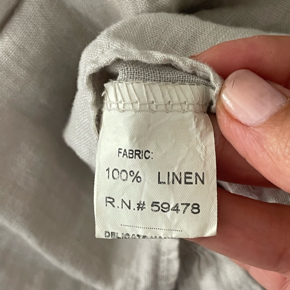 Bellambia Made in Italy Linen Ruffle Dress - Picture 6 of 11